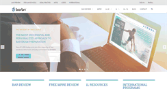 Desktop Screenshot of barbri.com