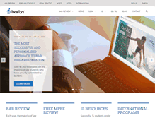 Tablet Screenshot of barbri.com